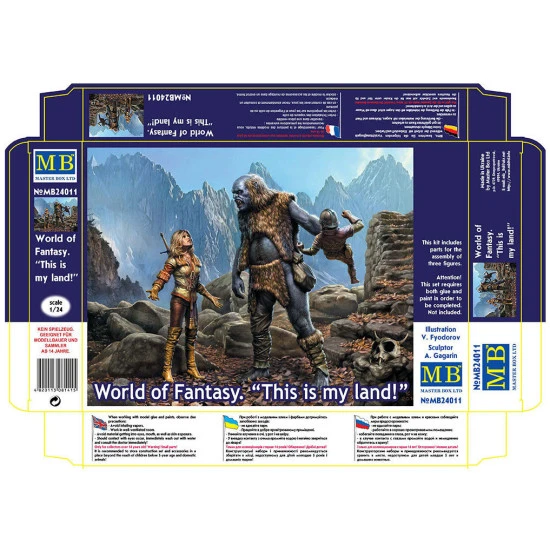 WORLD OF FANTASY THIS IS MY LAND PLASTIC MODEL KIT 1/24 MASTER BOX 24011