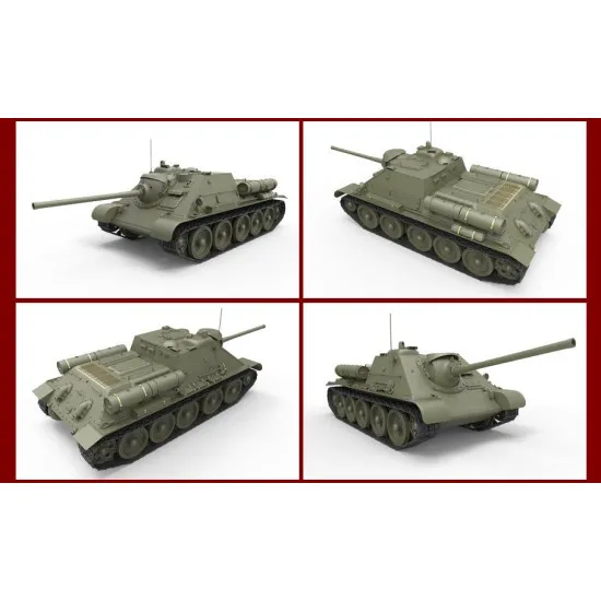 SU-85 SOVIET SPG MOD. 1943 W/CREW ( EARLY PRODUCTION ) 1/35 MINIART 35178