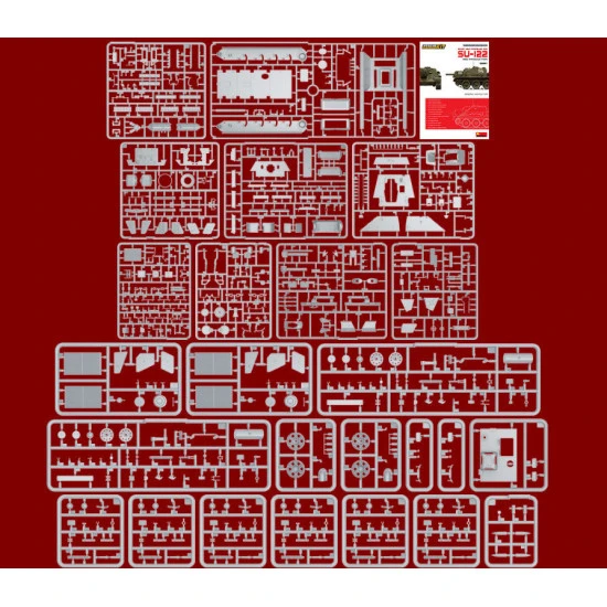 SU-122 MID PRODUCTION INTERIOR KIT 1/35 MINIART 35197