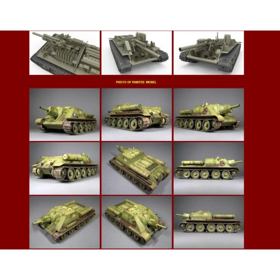 SU-122 MID PRODUCTION INTERIOR KIT 1/35 MINIART 35197