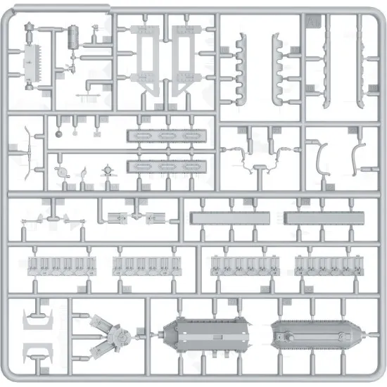 T-34 ENGINE V-2-34 TRANSMISSION SET 1/35 MINIART 35205