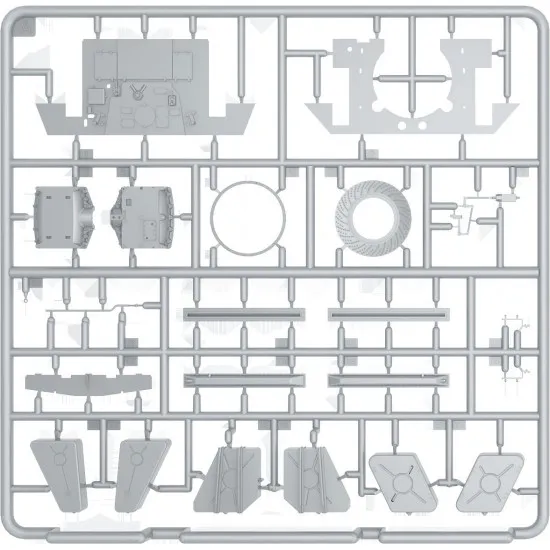 T-34 ENGINE V-2-34 TRANSMISSION SET 1/35 MINIART 35205