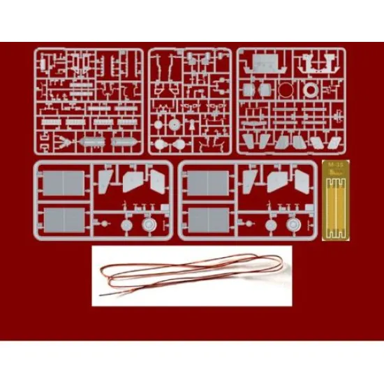 T-34 ENGINE V-2-34 TRANSMISSION SET 1/35 MINIART 35205