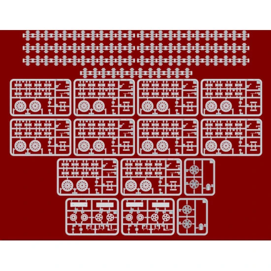T-34 / 85 RUNNING GEAR LATE TYPE 1/35 MINIART 35227