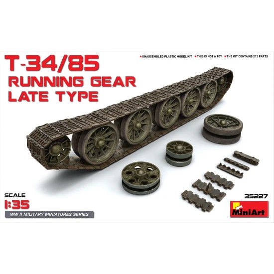 T-34 / 85 RUNNING GEAR LATE TYPE 1/35 MINIART 35227
