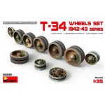 T-34 WHEELS SET 1942-43 SERIES 1/35 MINIART 35239