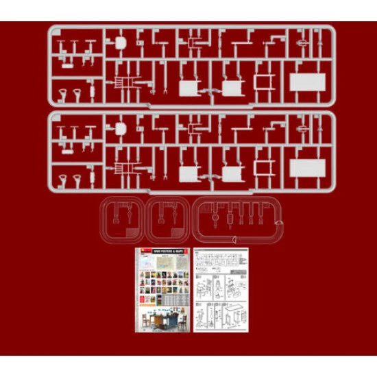 OFFICE FURNITURE ACCESSORIES 1/35 MINIART 35564 OFFICE FURNITURE ACCESSORIES 1/35 MINIART 35564
