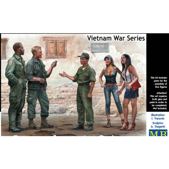 SOMEWHERE IN SAIGON, VIETNAM WAR SERIES 1/35 MASTER BOX 35185