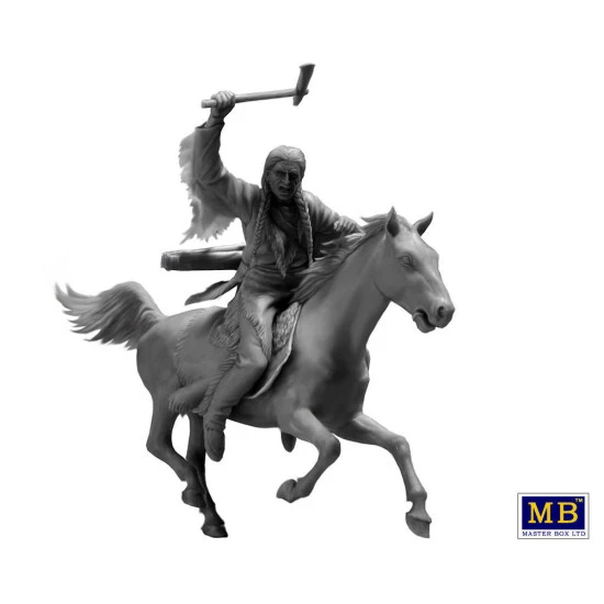 TOMAHAWK CHARGE. INDIAN WARS SERIES KIT No.2 1/35 MASTER BOX 35192