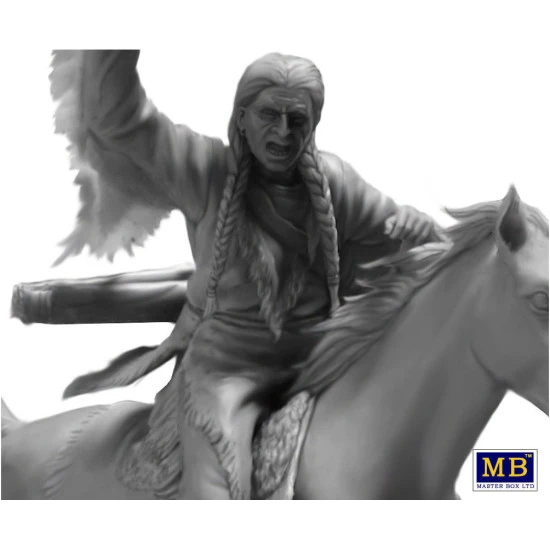 TOMAHAWK CHARGE. INDIAN WARS SERIES KIT No.2 1/35 MASTER BOX 35192