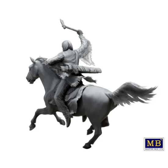 TOMAHAWK CHARGE. INDIAN WARS SERIES KIT No.2 1/35 MASTER BOX 35192
