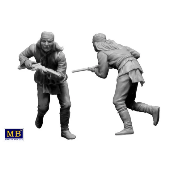 APACHE ATTACK. INDIAN WARS SERIES, KIT No.1 1/35 MASTER BOX 35188