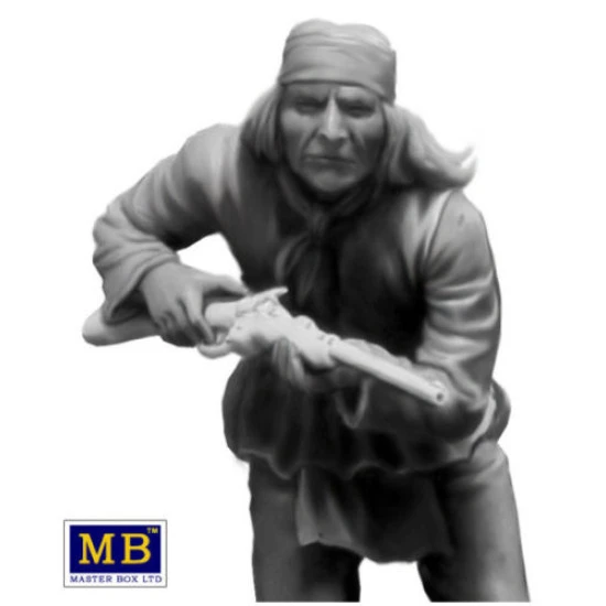 APACHE ATTACK. INDIAN WARS SERIES, KIT No.1 1/35 MASTER BOX 35188