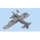 PLASTIC MODEL AIRPLANE I-153, WWII FINNISH AIR FORCE FIGHTER 1/72 ICM 72075