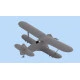 PLASTIC MODEL AIRPLANE I-153, WWII FINNISH AIR FORCE FIGHTER 1/72 ICM 72075