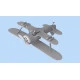 PLASTIC MODEL AIRPLANE I-153, WWII FINNISH AIR FORCE FIGHTER 1/72 ICM 72075
