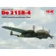 PLASTIC MODEL AIRPLANE DO 215B-4, WWII RECONNAISSANCE PLANE 1/72 ICM 72305