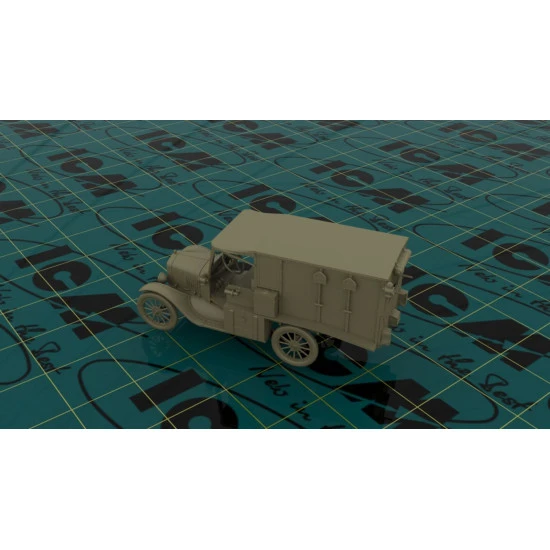 MODEL T 1917 AMBULANCE, WWI AMERICAN CAR 1/35 ICM 35661