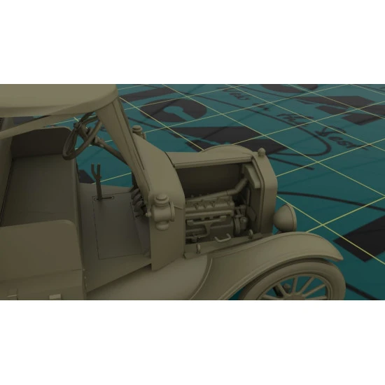 MODEL T 1917 AMBULANCE, WWI AMERICAN CAR 1/35 ICM 35661