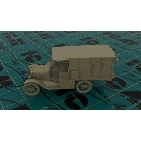 MODEL T 1917 AMBULANCE, WWI AMERICAN CAR 1/35 ICM 35661