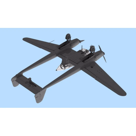 PLASTIC MODEL AIRPLANE FW 189A-1 WWII GERMAN NIGHT FIGHTER 1/72 ICM 72293