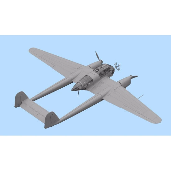 PLASTIC MODEL AIRPLANE FW 189A-1 WWII GERMAN NIGHT FIGHTER 1/72 ICM 72293