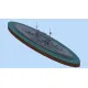KoNIG WWI GERMAN BATTLESHIP FULL HULL AND WATERLINE 1/700 ICM S014