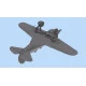PLASTIC MODEL AIRPLANE I-16 TYPE 24, WWII SOVIET FIGHTER 1/48 ICM 48097