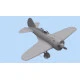 PLASTIC MODEL AIRPLANE I-16 TYPE 24, WWII SOVIET FIGHTER 1/48 ICM 48097