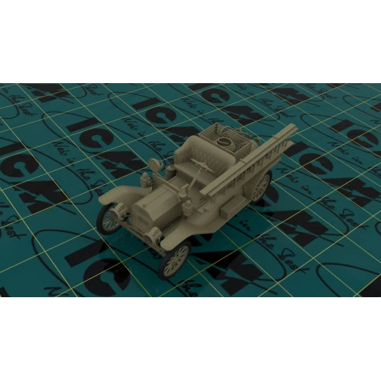 MODEL T 1914 FIRETRUCK, AMERICAN CAR 1/24 ICM 24004