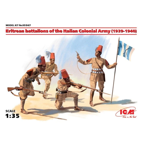 ERITREAN BATTALIONS OF THE ITALIAN COLONIAL ARMY (1939-1940) 1/35 ICM 35567