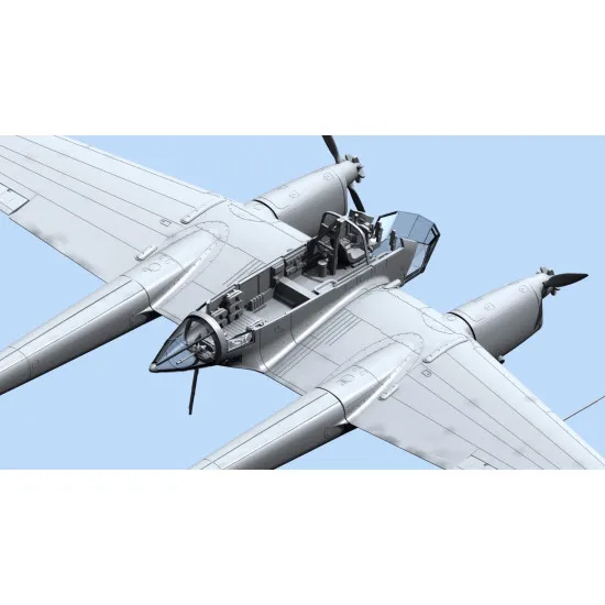 FW 189A-1, WWII GERMAN RECONNAISSANCE PLANE 1/72 ICM 72291