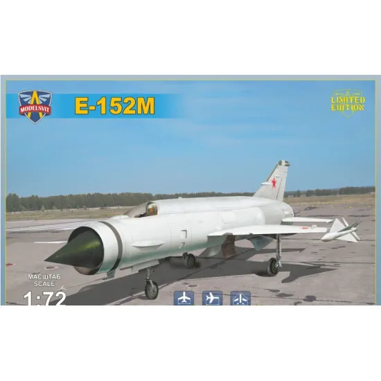 PLASTIC MODEL AIRPLANE HEAVY INTERCEPTOR PROTOTYPE E-152M 1/72 MODELSVIT 72030