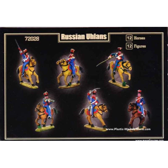 Napoleonic Russian Uhlans 1/72 MARS figures 72028