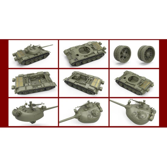 T-54B SOVIET MEDIUM TANK, EARLY PRODUCTION 1/35 MINIART 37011