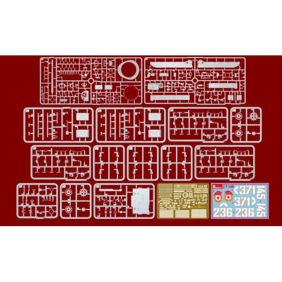 SOVIET MEDIUM TANK T-54B, EARLY PRODUCTION 1/35 MINIART 37019