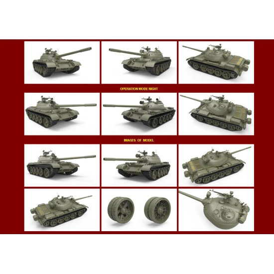 SOVIET MEDIUM TANK T-54B, EARLY PRODUCTION 1/35 MINIART 37019