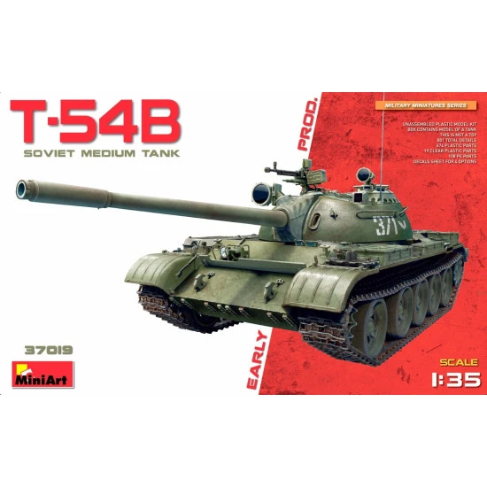SOVIET MEDIUM TANK T-54B, EARLY PRODUCTION 1/35 MINIART 37019