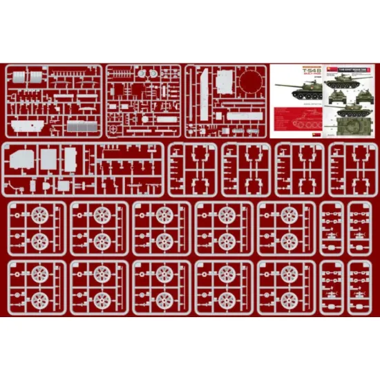 Us Stock Soviet Medium Tank T-54b, Early Production 1/35 Miniart 37019