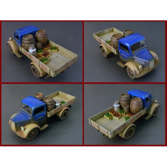 Us Stock German Cargo Truck L1500s 1/35 Miniart 38014