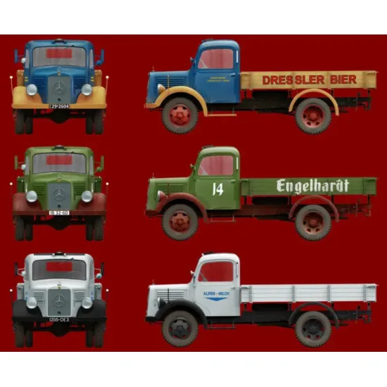 Us Stock German Cargo Truck L1500s 1/35 Miniart 38014