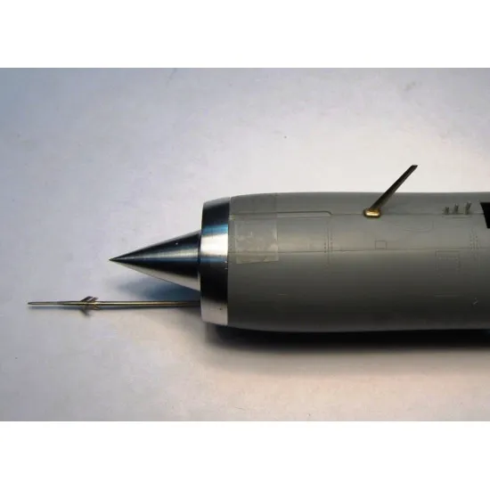 AIR INTAKE, PITOTS FOR SU-11, FOR TRUMPETER KIT 1/48 MINI WORLD 4835