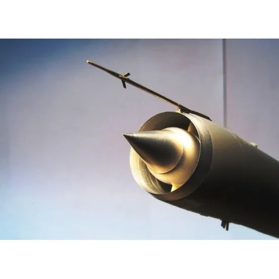 AIR INTAKE, PITOTS FOR SU-11, FOR TRUMPETER KIT 1/48 MINI WORLD 4835