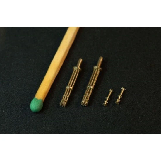 M134 Minigun (early) barrels (2 pieces) 1/48 MINI WORLD 4838a