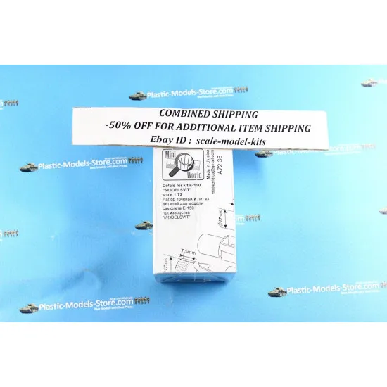 Detailing set for Modelsvit Ye-150 kit 1/72 MINI WORLD 7236 (ModelSvit 72015)