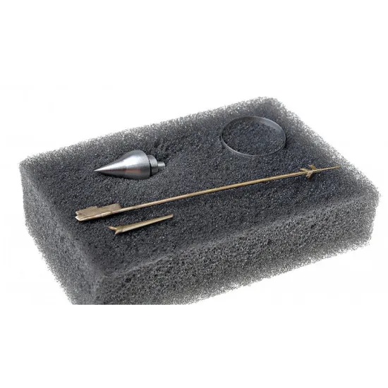 AIR INTAKE, PITOTS FOR MIG-21F-13, FOR TRUMPETER KIT 1/48 MINI WORLD 4852