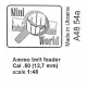 AMMO BELTS FEADER CAL .50 (12,7MM) (4 PCS) 1/48 MINI WORLD 4854a
