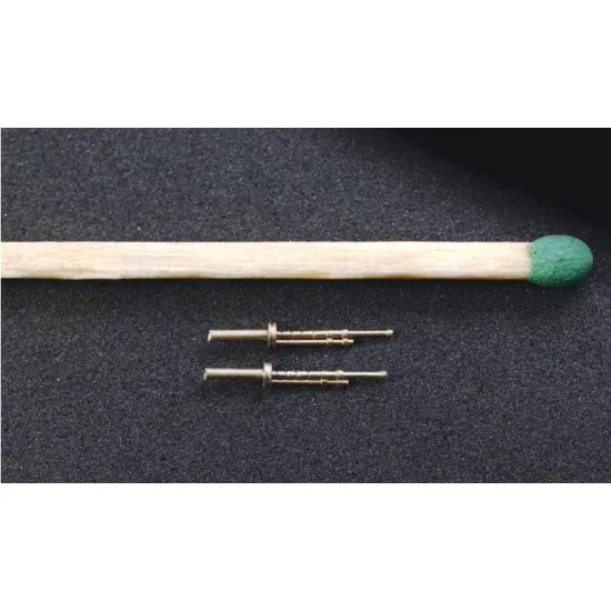 DT-29 SOVIET MACHINE GUN (LATE), BARRELS (2 PCS) 1/72 MINI WORLD 7249b