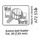 AMMO BELTS FEADER CAL .30 (7,62 MM) (8 PCS) 1/72 MINI WORLD 7253b