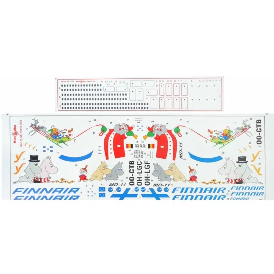 PLASTIC MODEL BUILDING AIRLINES EUROPA AIRCRAFT MCDONNELL DOUGLAS MD-11 FINNAIR 1/144 MICRO MIR 144-015